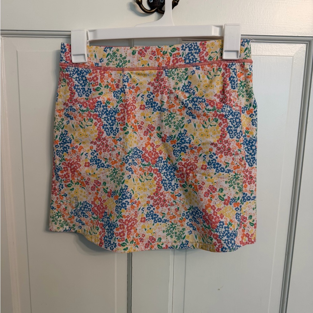 RLX Ralph Lauren Floral Print Skort in Blue, Red, Yellow & Green